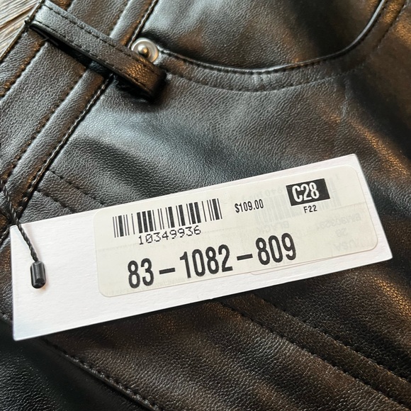 BNWT Steve Madden leather Josie Pant - Picture 3 of 4
